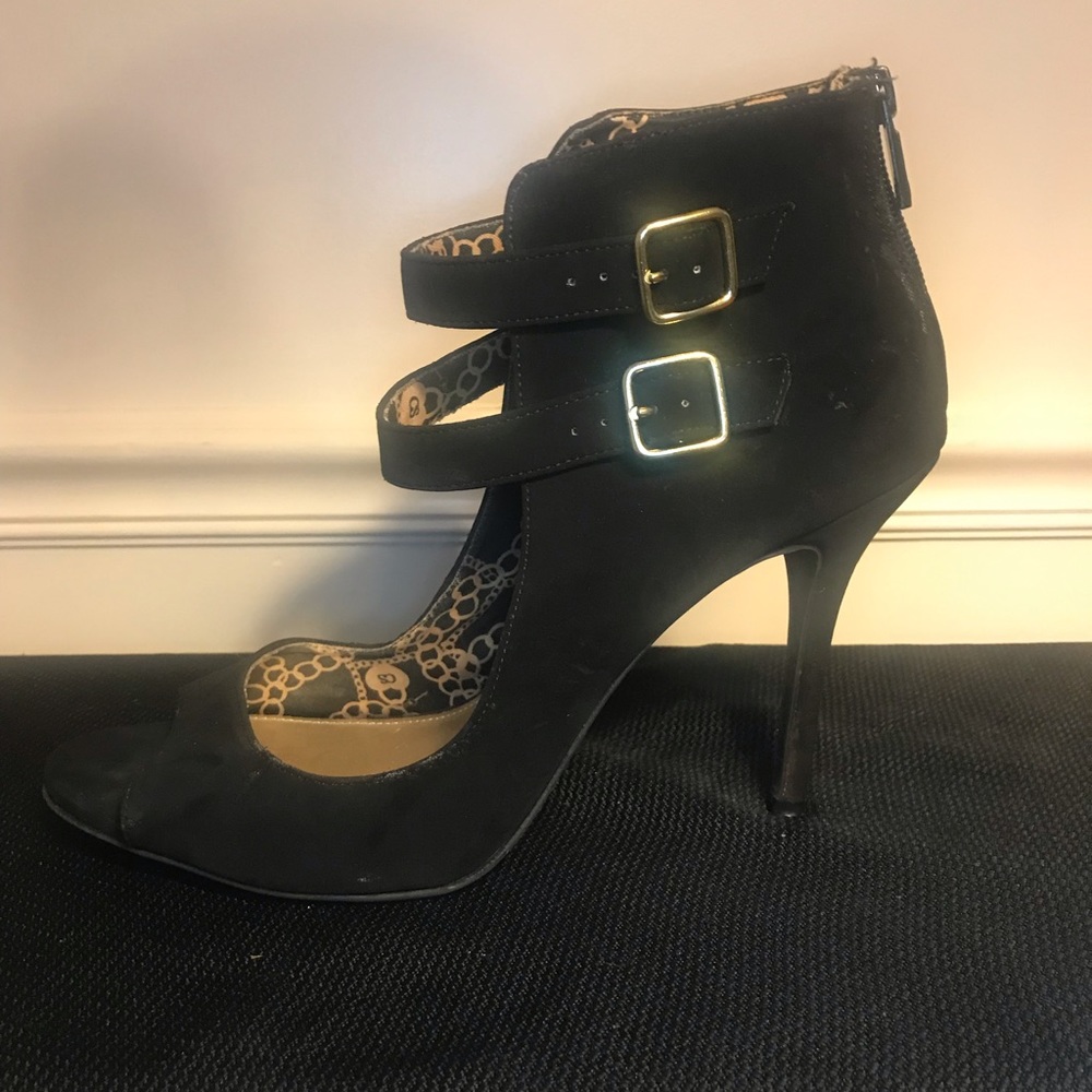 Christian Siriano for Payless Black Suede heels